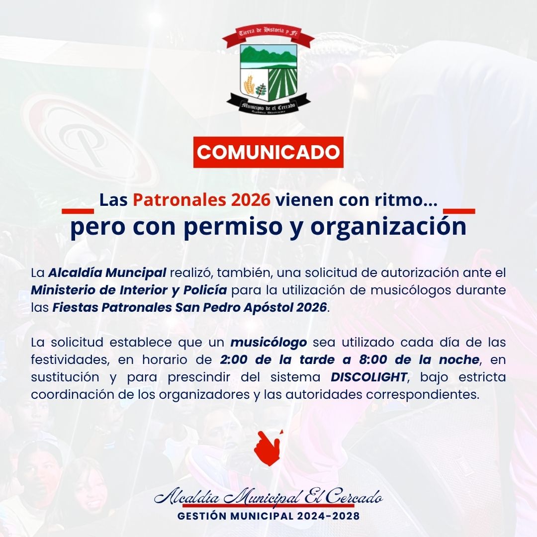 LAS PATRONALES 2026 VIENEN CON RITMO, PERO CON PERMISO Y ORGANIZACIÓN
