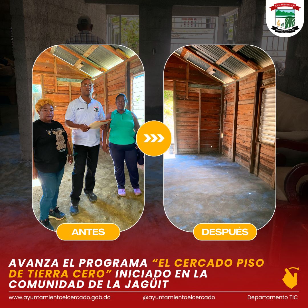 AVANZA EL PROGRAMA “EL CERCADO PISO DE TIERRA CERO” INICIADO EN LA COMUNIDAD DE LA JAGÜITA