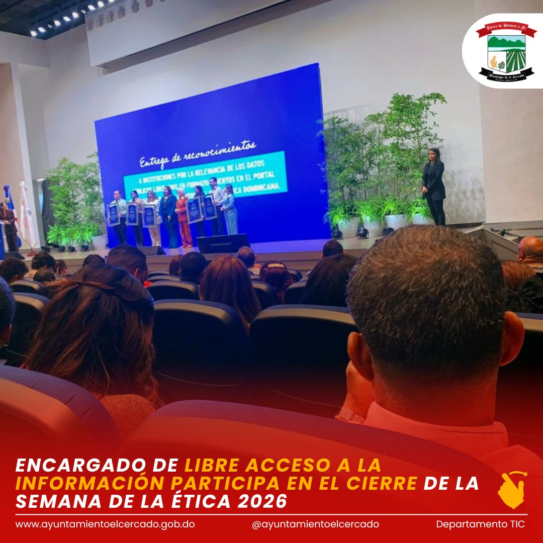 ENCARGADO DE LIBRE ACCESO A LA INFORMACIÓN PARTICIPA EN EL CIERRE DE LA SEMANA DE LA ÉTICA 2026