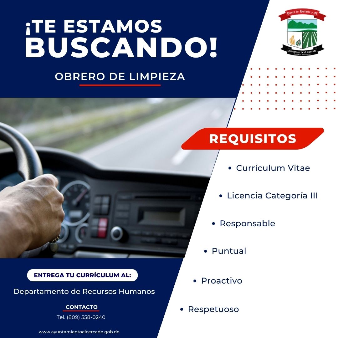 VACANTE CHOFER