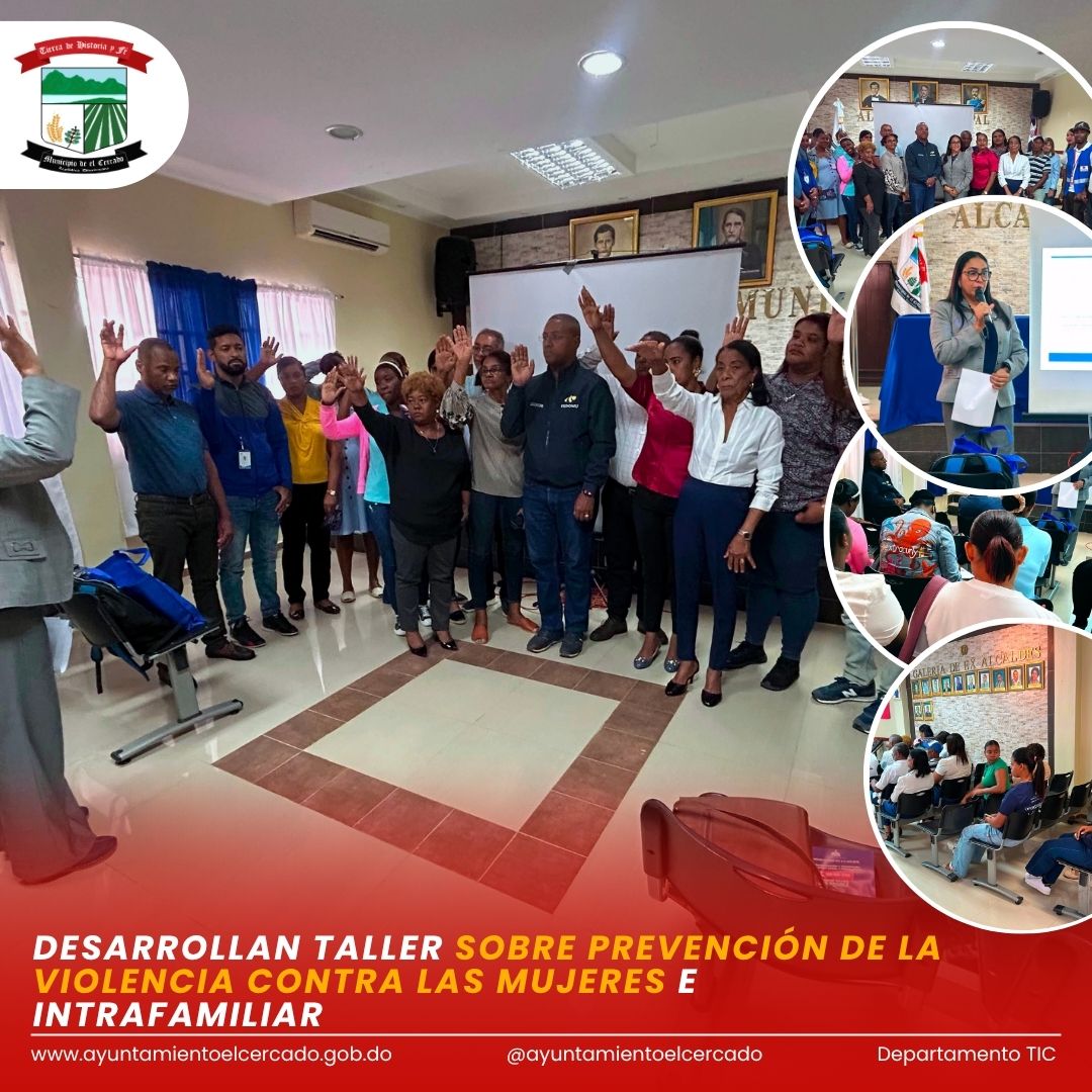 DESARROLLAN TALLER SOBRE PREVENCIÓN DE LA VIOLENCIA CONTRA LAS MUJERES E INTRAFAMILIAR
